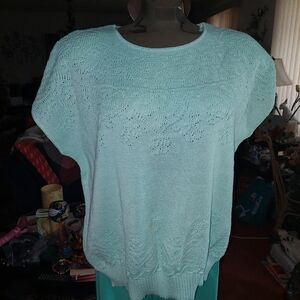 Tradition Light Emerald Green Shell Top